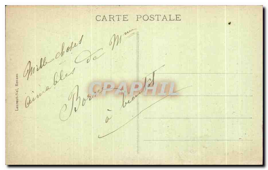 CPA Ste Anne d Auray La Basilique Nicolazic — Verso