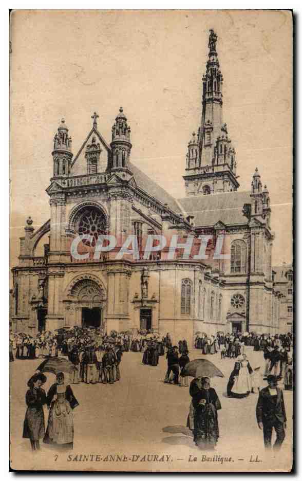 CPA Ste Anne D Auray La Basilique Pelerinage 