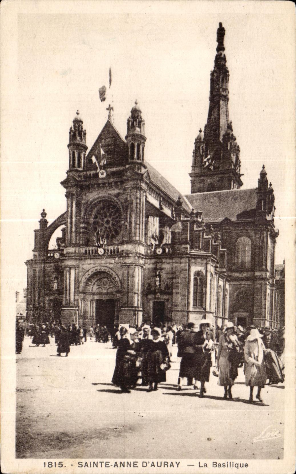 CPA Sainte Anne D Auray La Basilique Pelerinage 