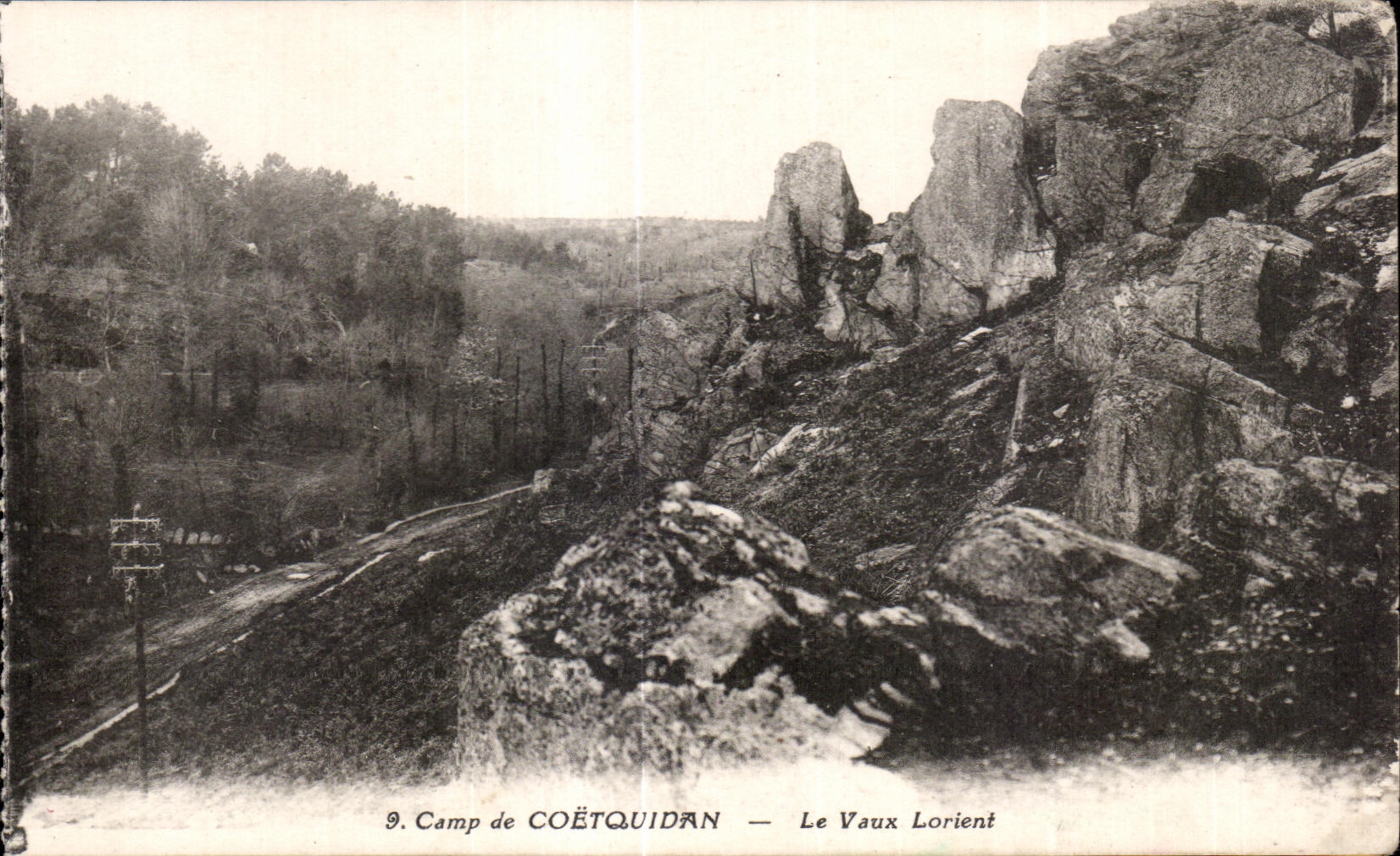 Camp de Coëtquidan — Le Vaux Lorient — J. Berthaux, photo-éditeur Codquidian