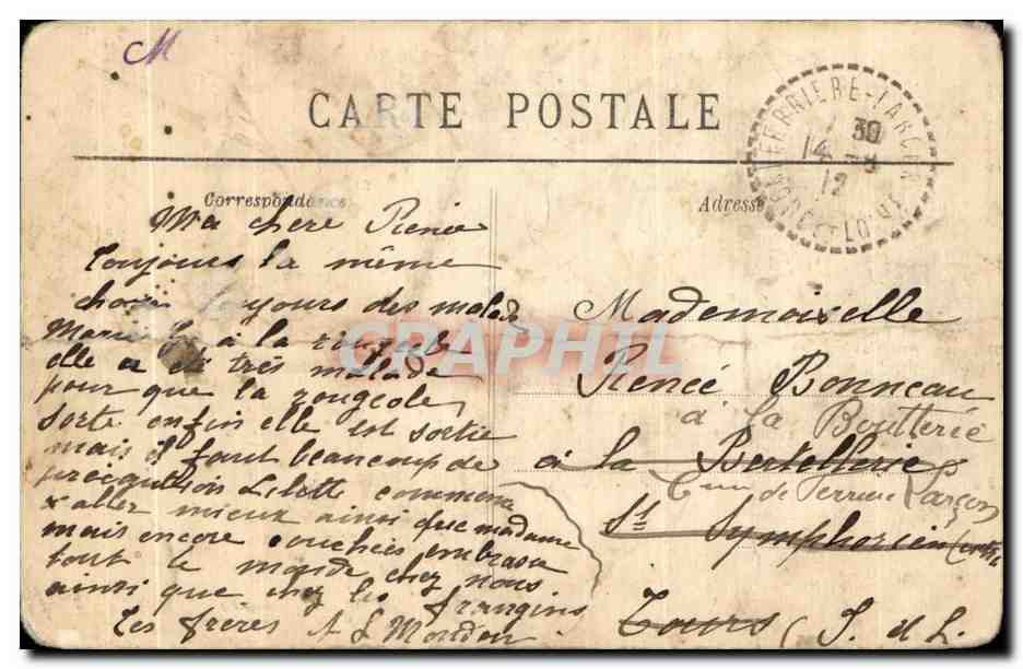 CPA Sainte Anne d Auray Les Pelerins au pied du Calvaire du Cloitre Christ — Verso