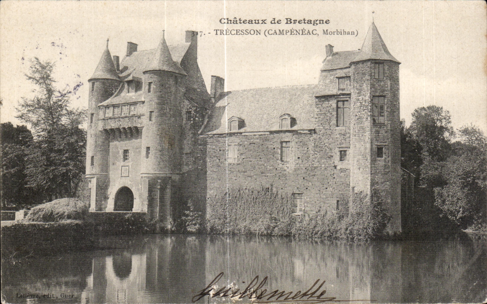 CPA Chateaux de Bretagne Trecesson (Campeneac Morbihan)