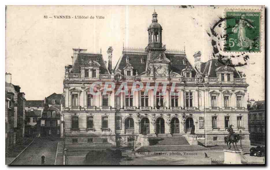 CPA Vannes L Hotel de Ville