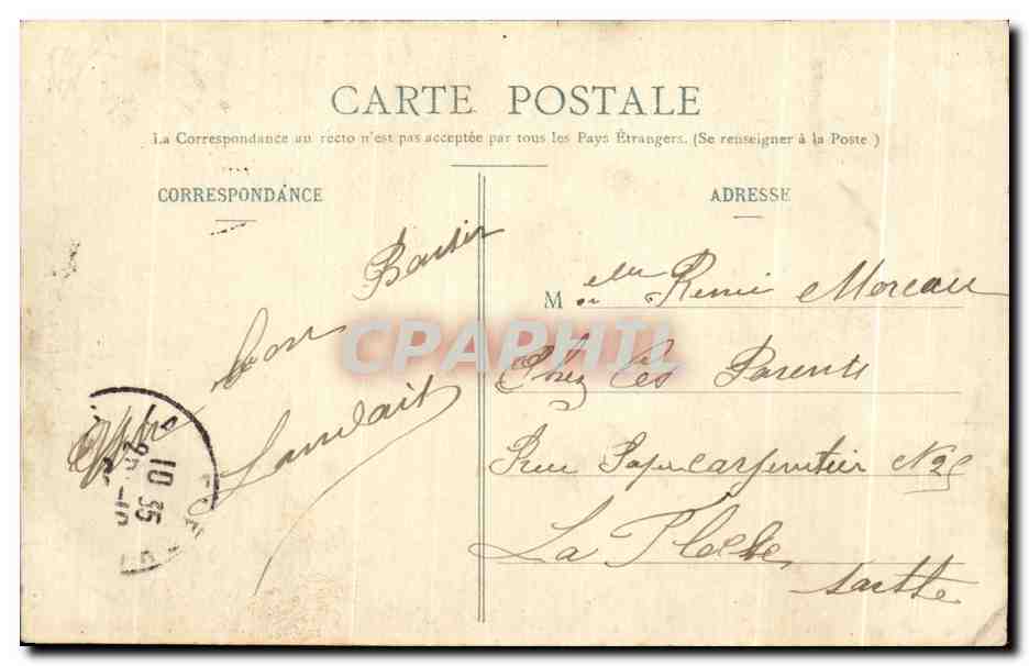 VANNES - La Cathédrale - La Chapelle de St-Vincent-Ferrier — Collection David, Vannes — Rückseite