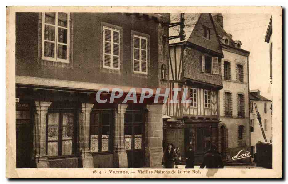 CPA Vannes Vieilles Maisons de la rue Noe