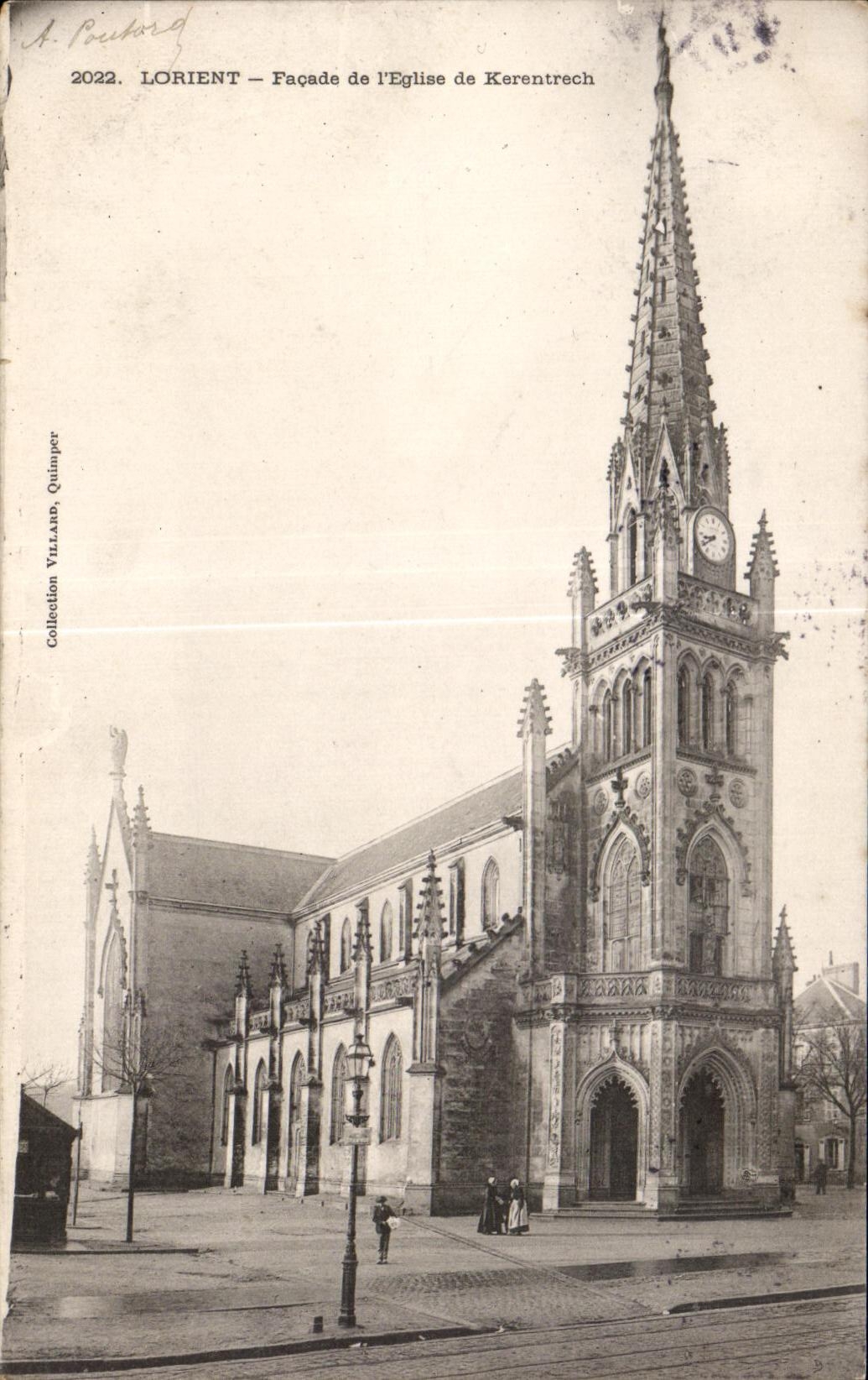 CPA Lorient Pacade de L Eglise de Kerentrech