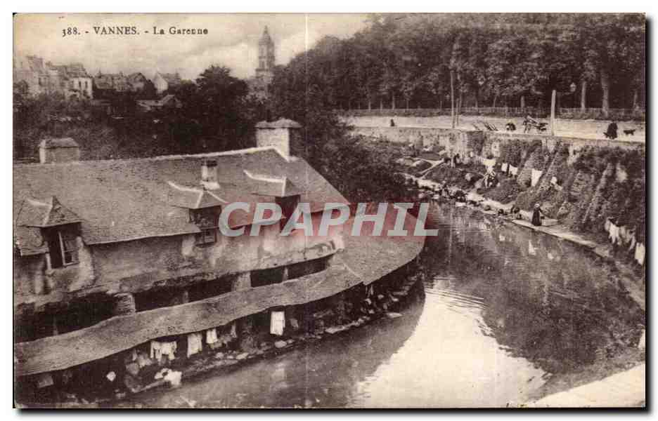CPA Vannes La Garenne lavoir Lavandieres 