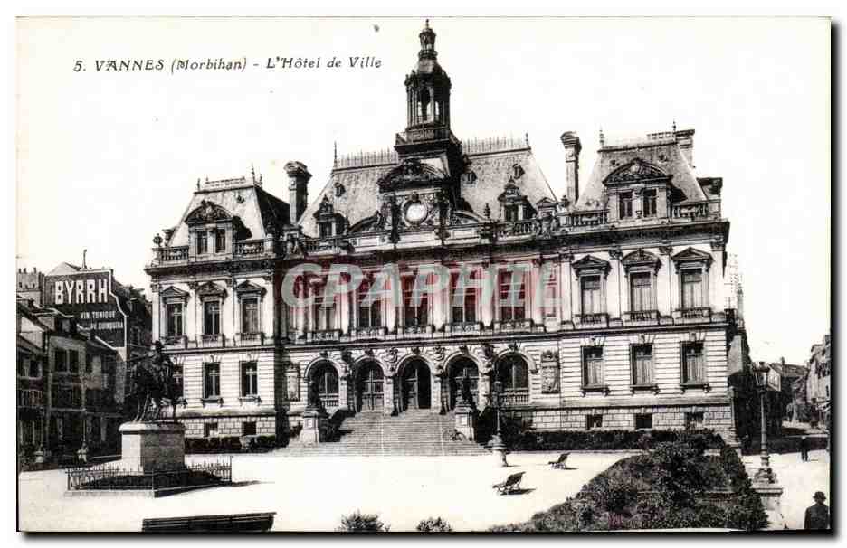Vannes (Morbihan) - L'Hôtel de Ville