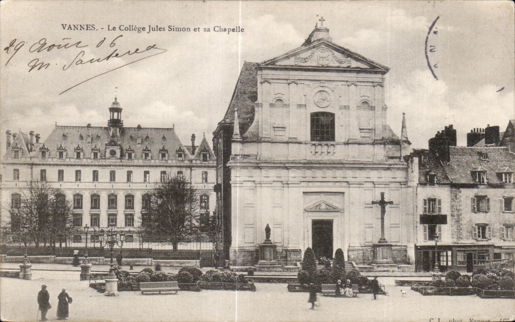 CPA Vannes Le College jules Simon et sa Chapelle