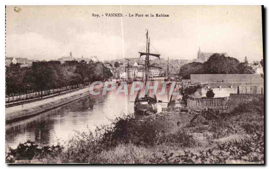 VANNES - Le Port et la Rabine — n° 809 — Laurent Nel, Rennes
