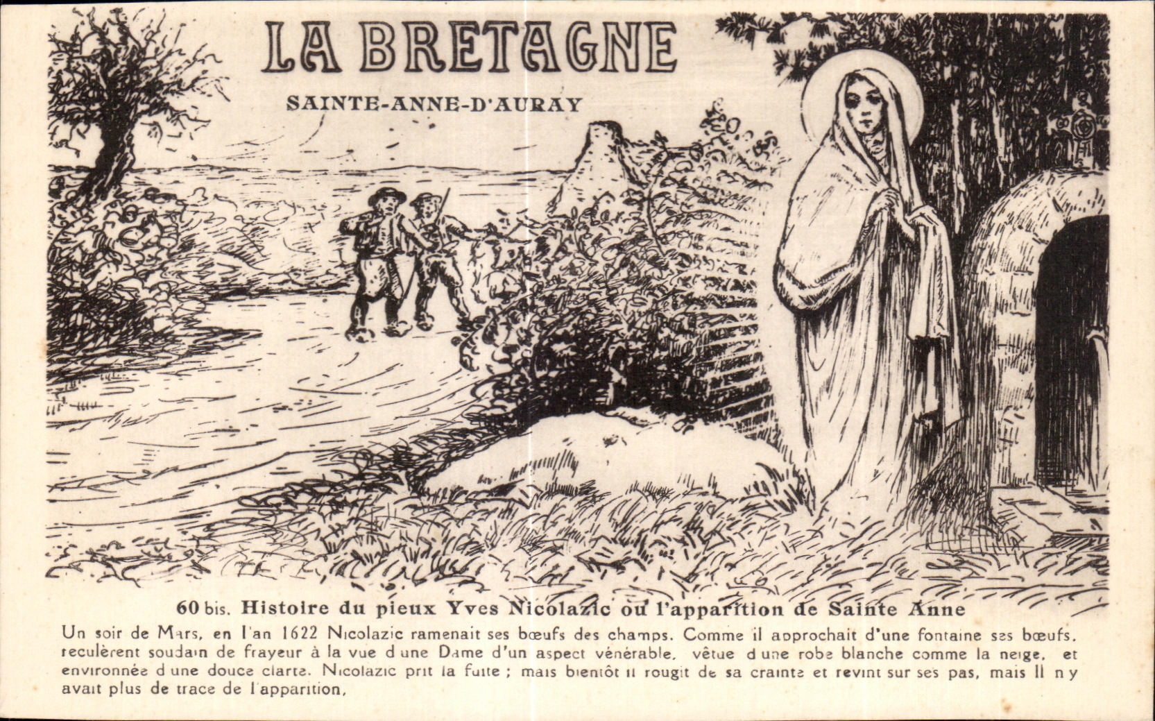 La Bretagne ou Sainte-Anne d'Auray — Histoire du pieux Yves Nicolazic — J. Nozais, Nantes