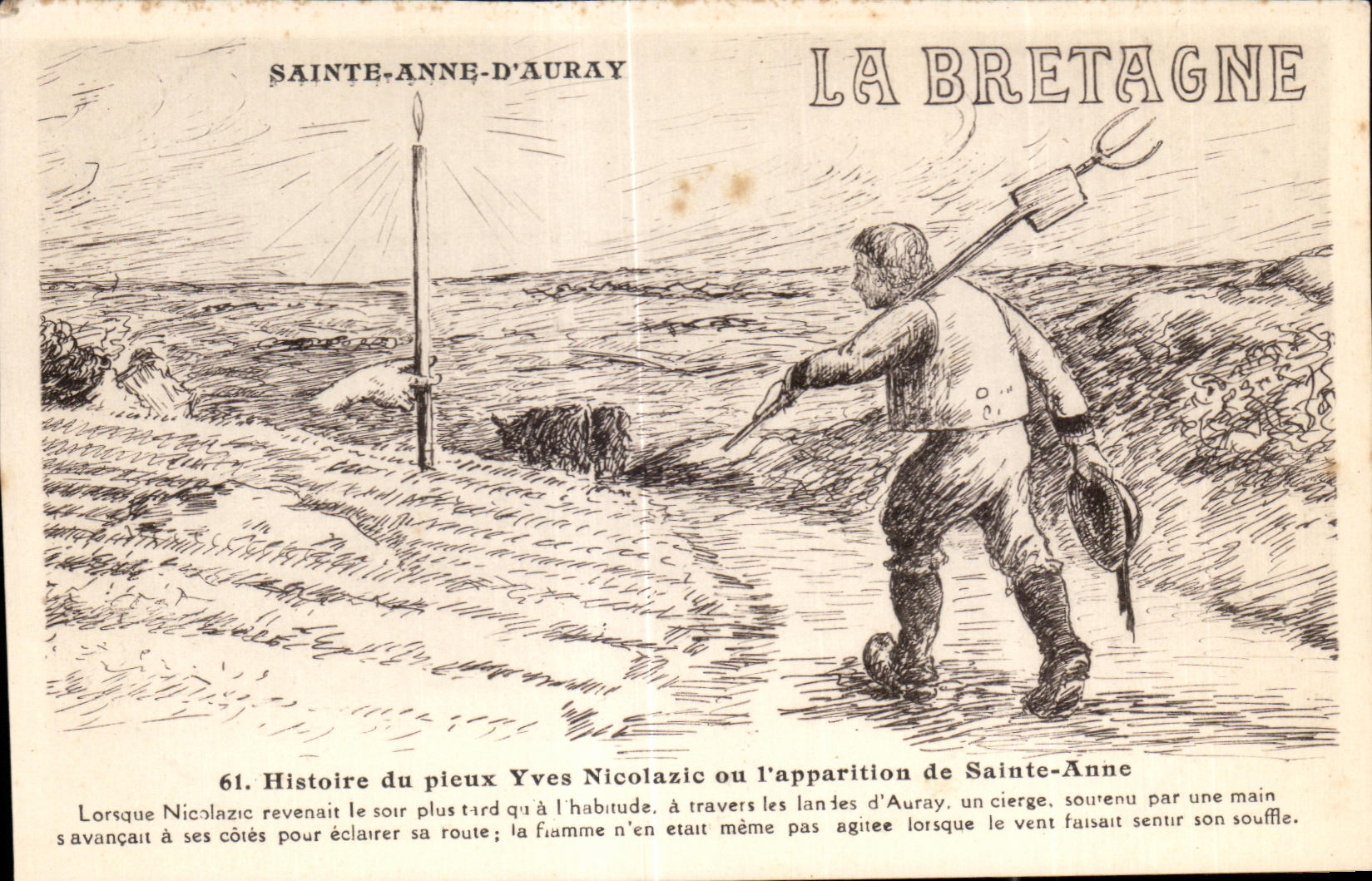 Sainte-Anne-d'Auray — L'apparition de Sainte-Anne — J. Nozals, Nantes