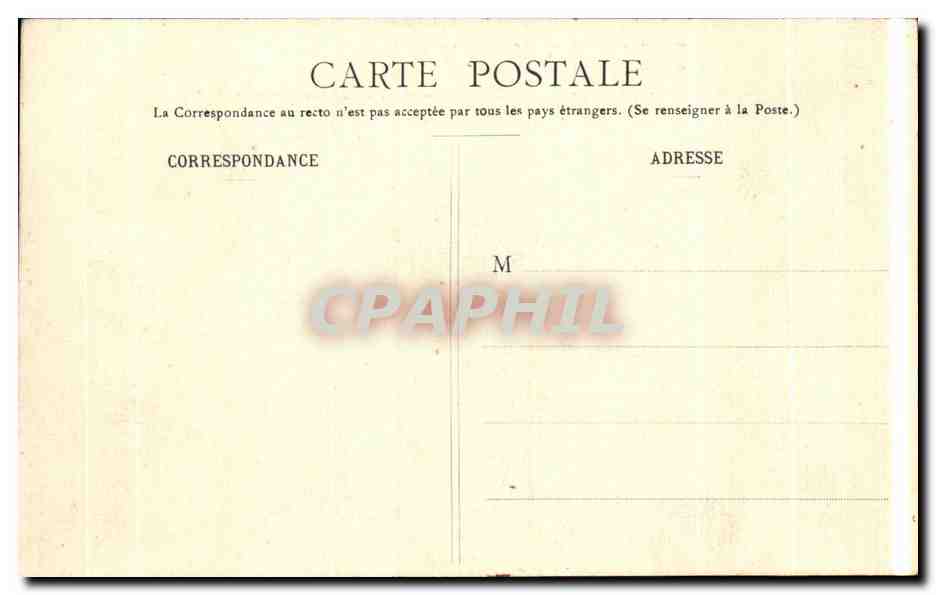 CPA Souvenir De Ste Anne — Verso