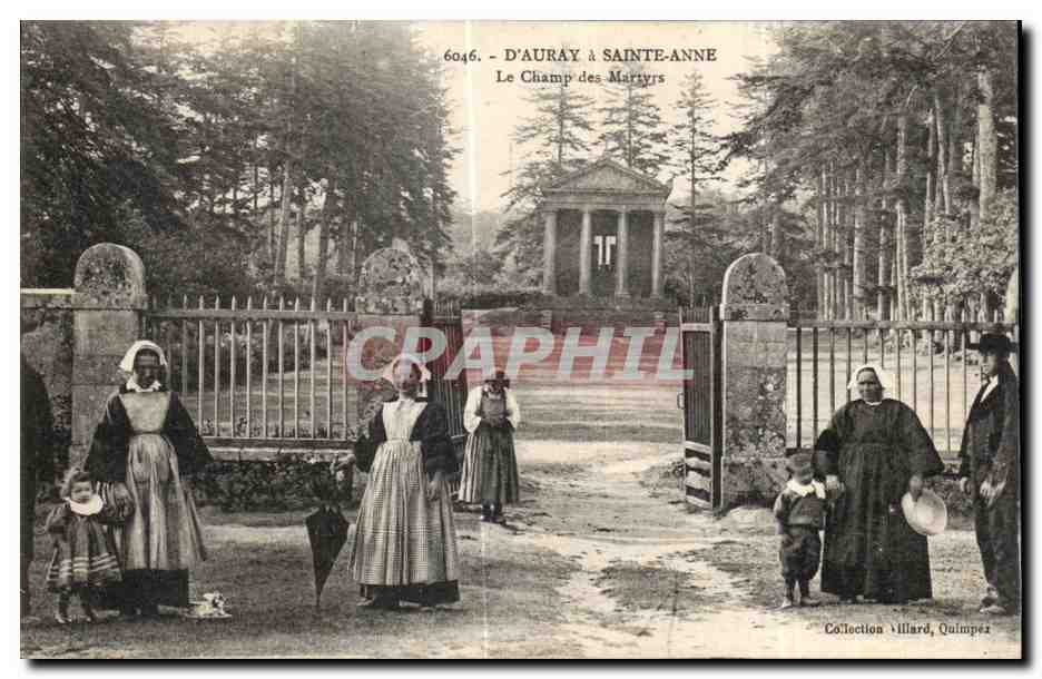 D'AURAY à SAINTE-ANNE — Le Champ des Martyrs — Collection Villard, Quimper