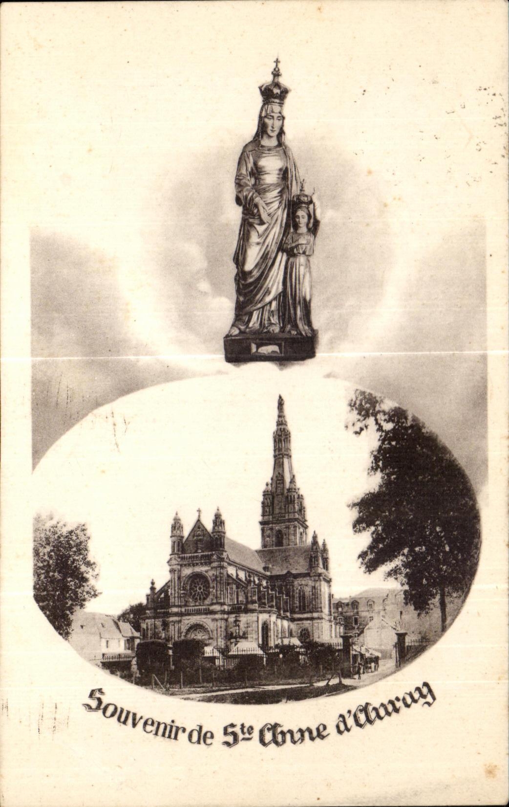 CPA Souvenire de Ste Anne d Auray 