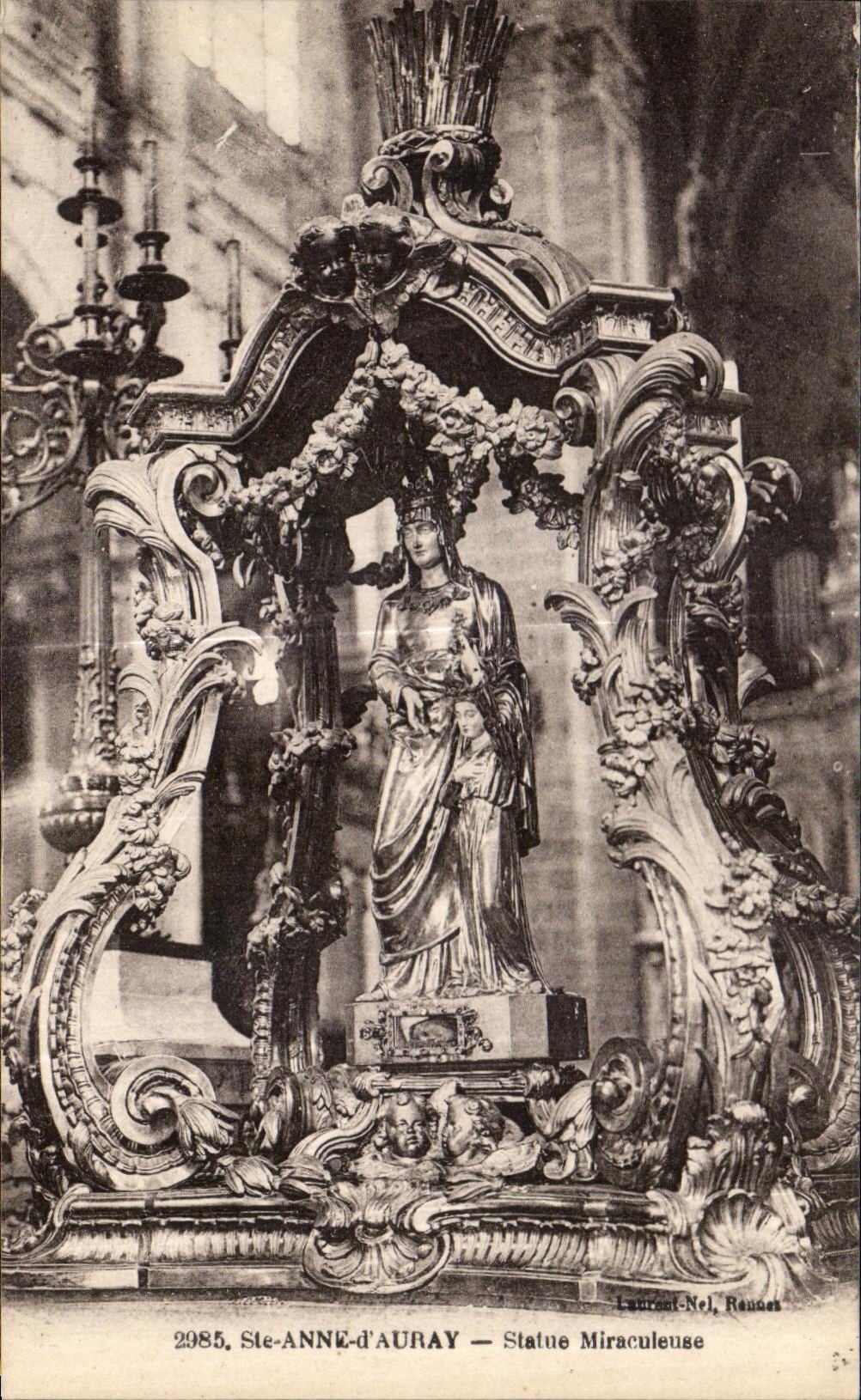 Ste-ANNE-d'AURAY — Statue Miraculeuse — Laurent-Nel, Reunnes