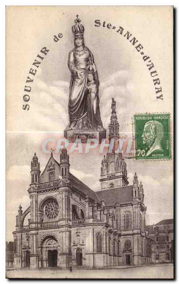 CPA Souvenir de Ste Anne d Auray 