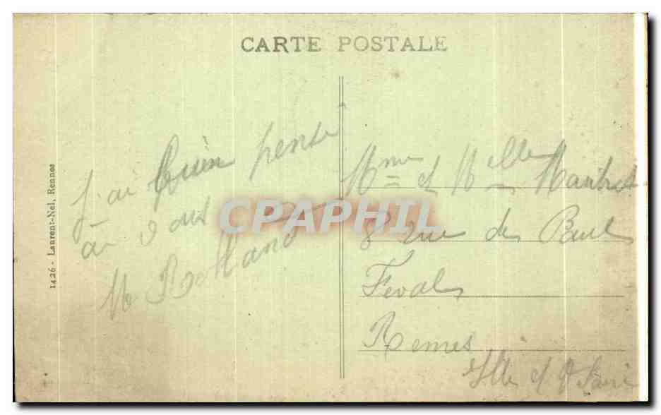 CPA Souvenir de Ste Anne d Auray  — Verso