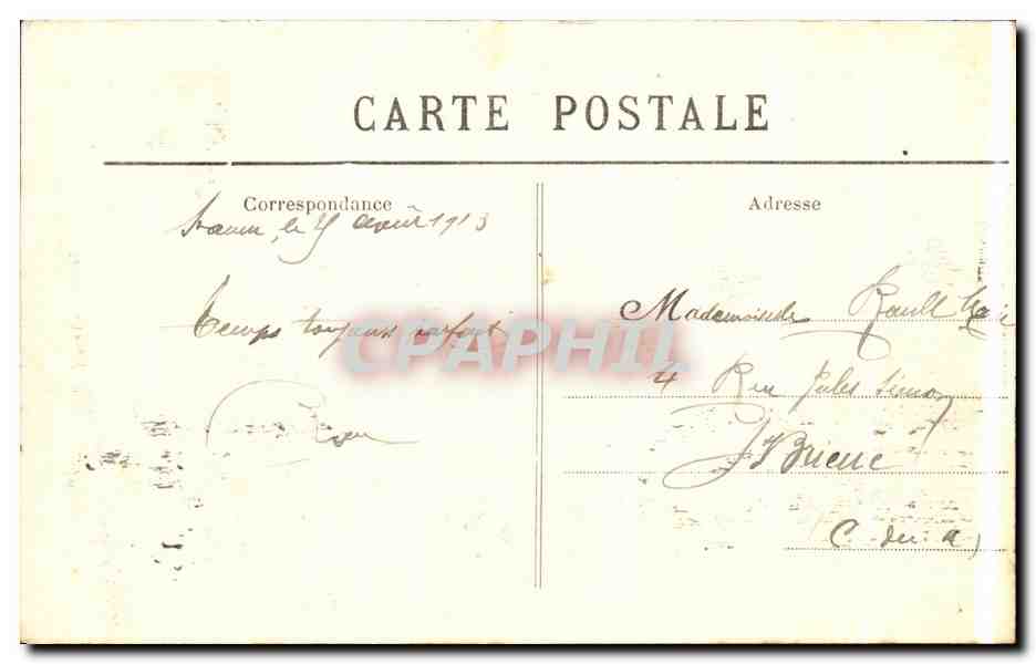 Sainte-Anne-d'Auray — Vue Générale un jour de Grand Pèlerinage — La Basilique — Collection Villard, Quimper — Rückseite