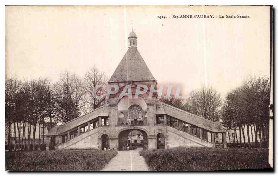 CPA Ste Anne d Auray La Scala Sancta