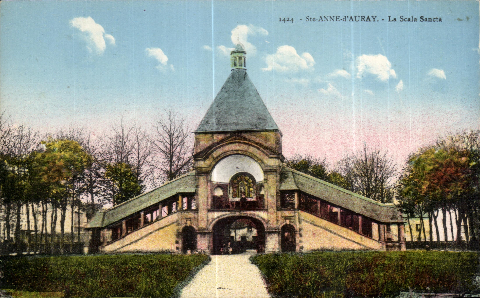 CPA Ste Anne d Auray La Scala Sancta