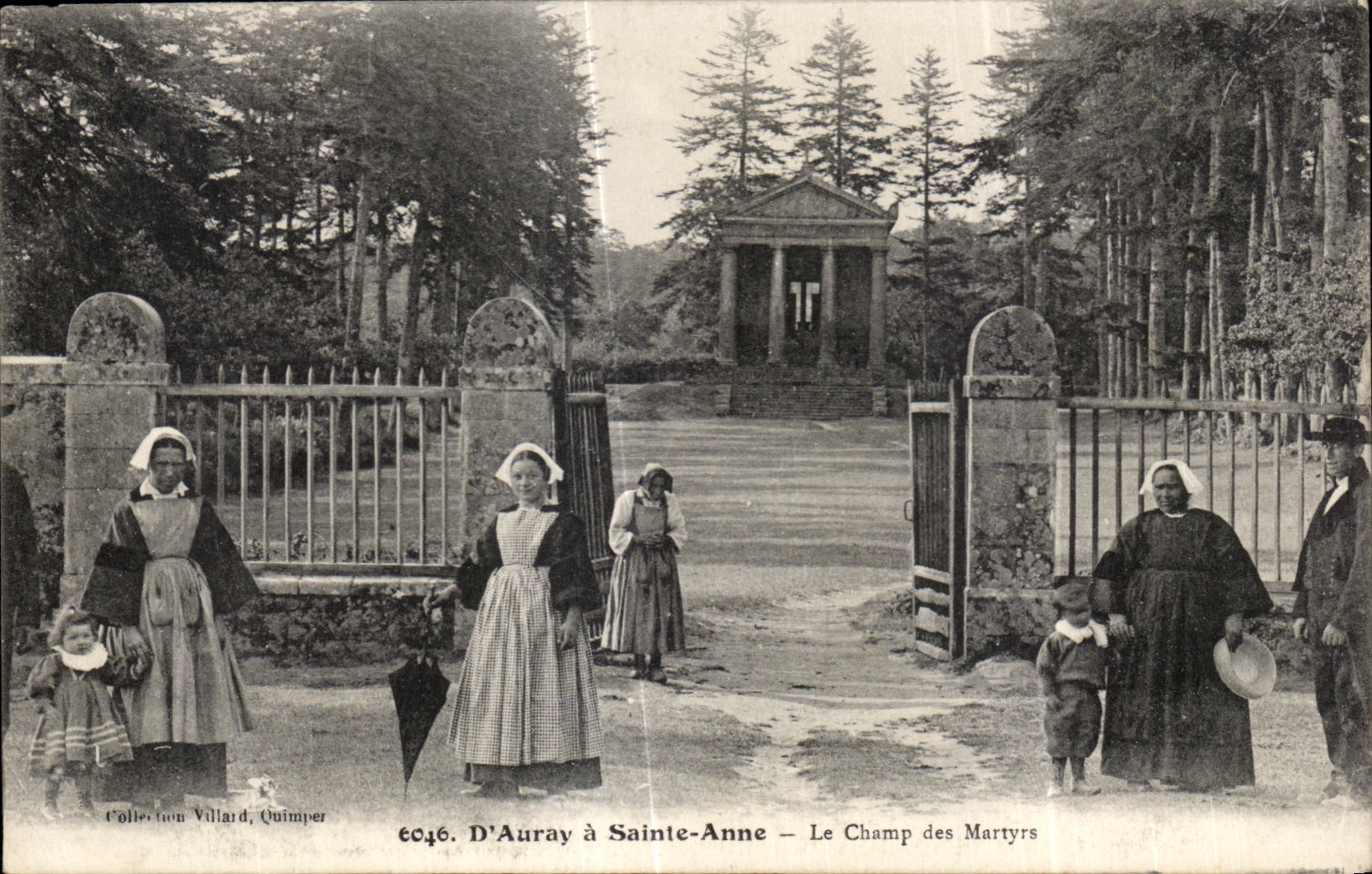 D'Auray à Sainte-Anne — Le Champ des Martyrs — Collection Villard, Quimper, n° 6046