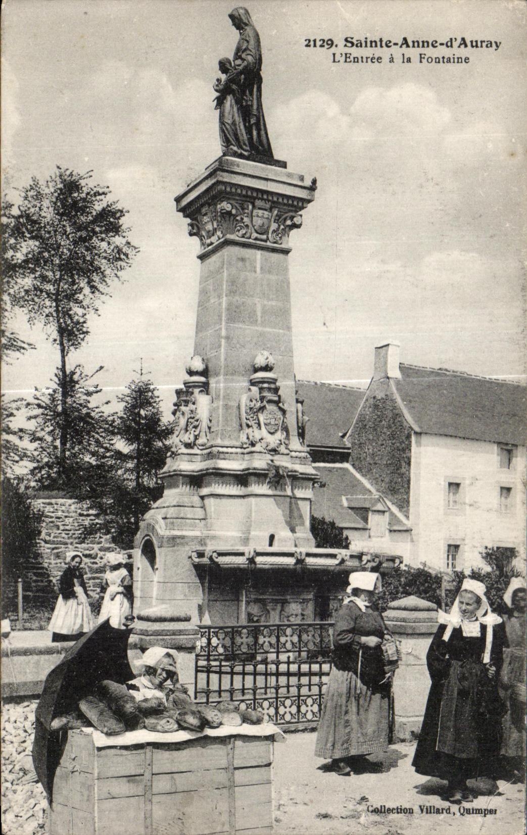 Sainte-Anne-d'Auray — L'Entrée à la Fontaine — Collection Villard, Quimper