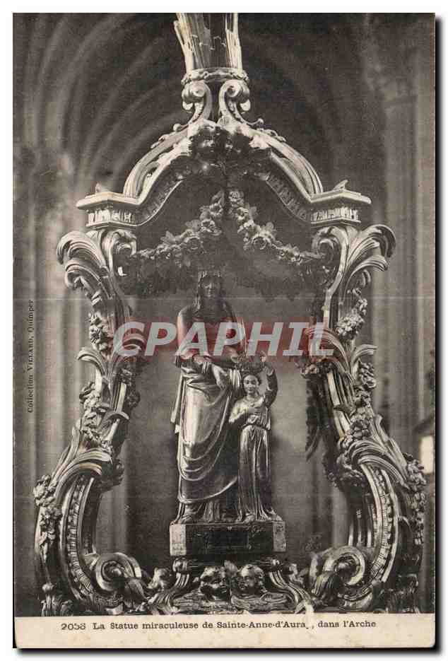 CPA La Statue miraculeuse de Sainte Anne d Auray dans I Arche