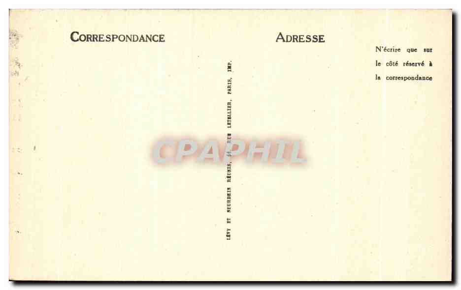 CPA Saint Anne D Auray La Vierge Miraculeuse — Verso