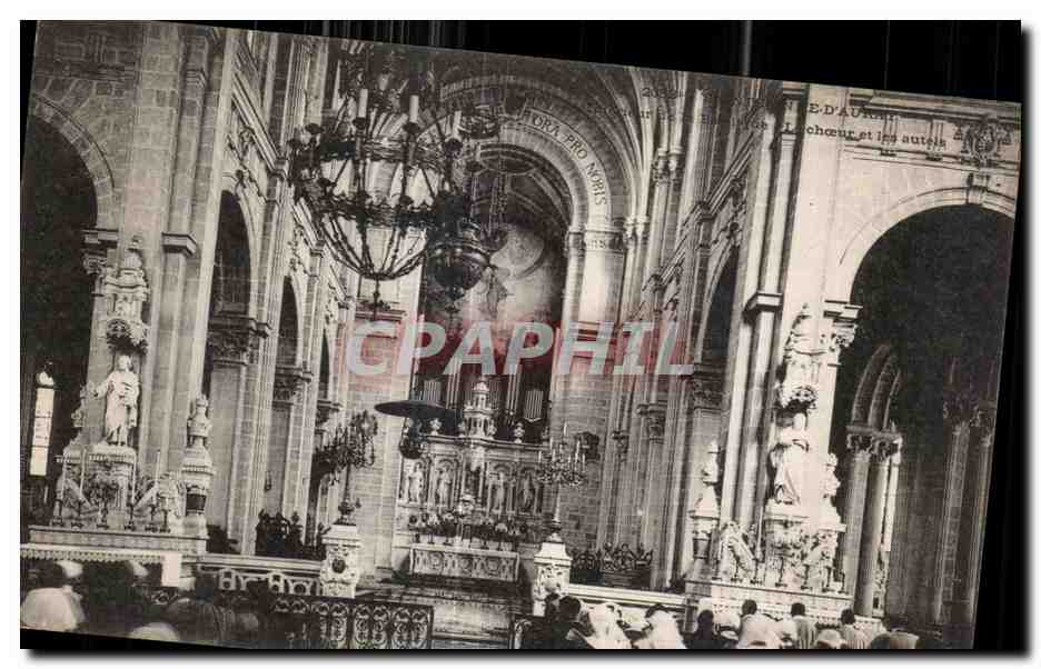 CPA Saint Anne D Auray Le choeur et les autels Orgue 