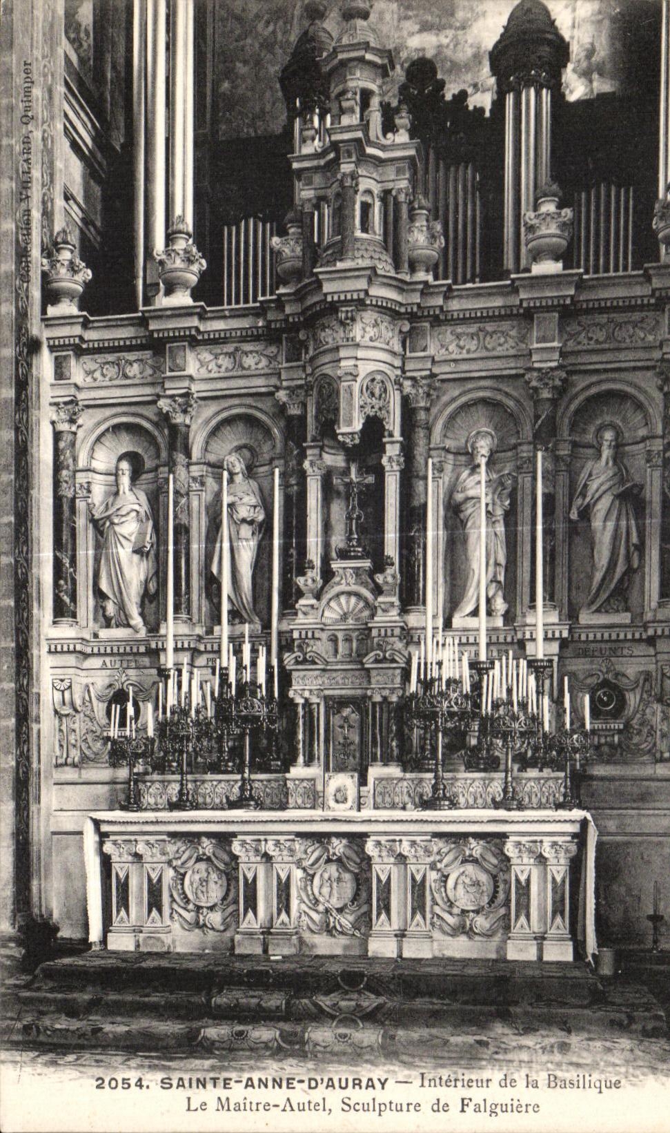 Sainte-Anne-d'Auray — Intérieur de la Basilique — Sculpture de Falguière