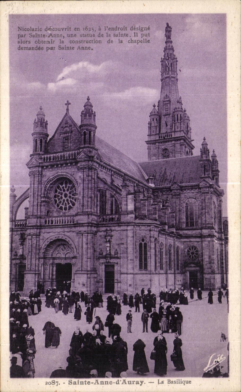 CPA Sainte Anne d Auray La Basillque