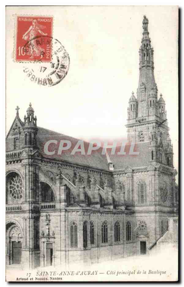 Sainte-Anne-d'Auray — Côté principal de la Basilique — Artaud et Nozaïs, Nantes