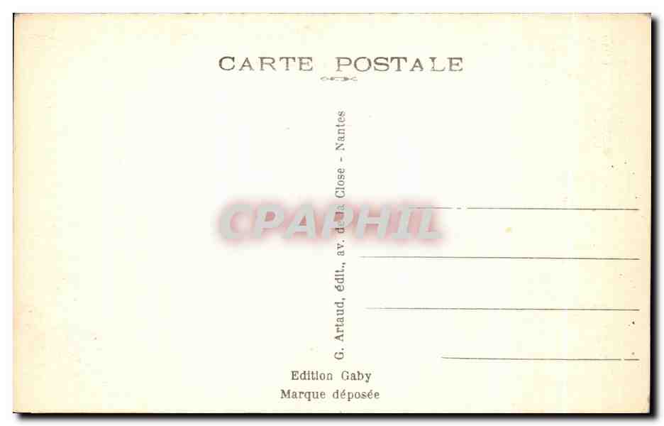 Sainte-Anne-d'Auray (Morbihan) — La Fontaine Miraculeuse — Édition Gaby — Verso