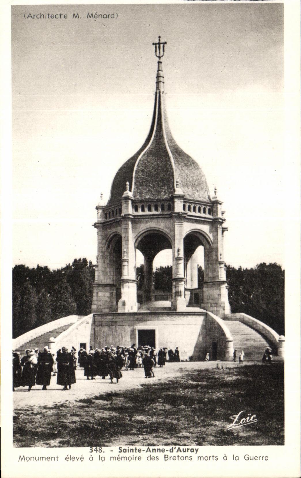 CPA Ste Anne d Auray Monument a la Memoire des Bretons Morts a la Guerre