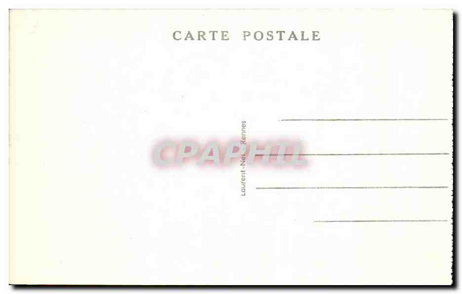CPA Ste Anne d Auray La Champ des Martyrs — Verso