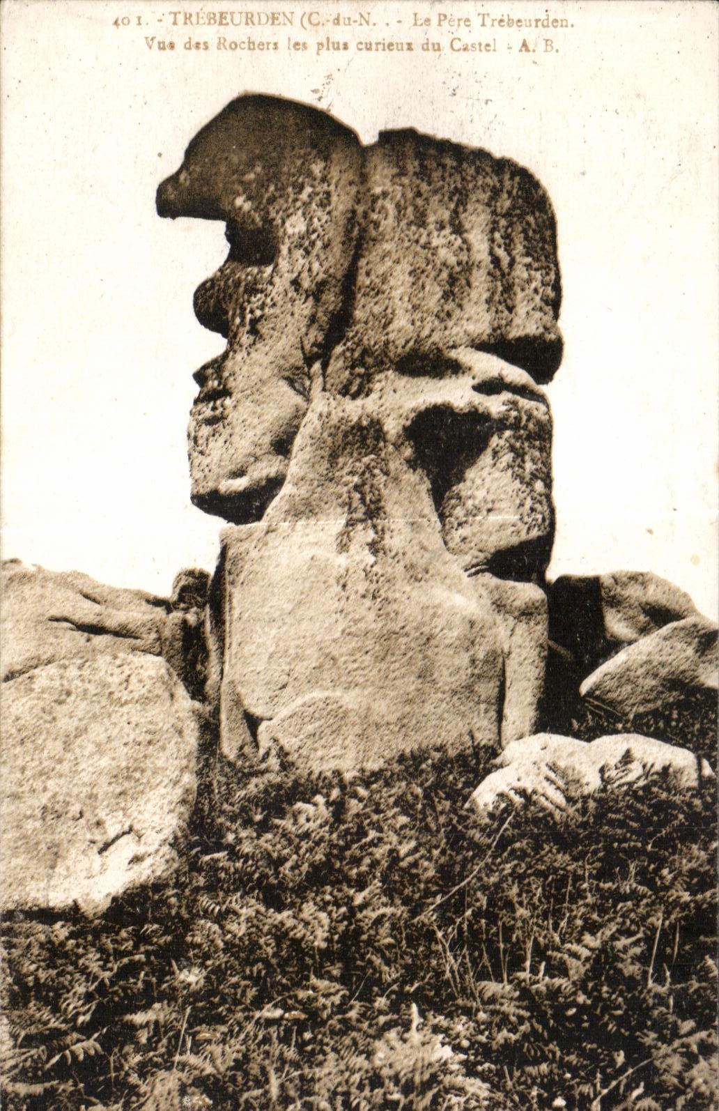 Trébeurden (C.-du-N.) — Les rochers les plus curieux du Castel — A. B.