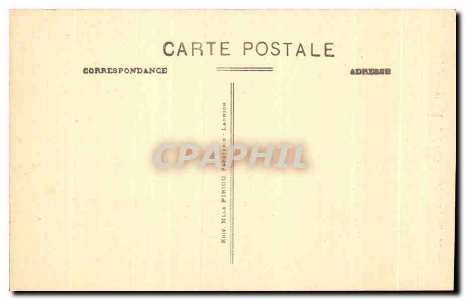 LANNION (C.-du-N.) - La Vierge couchée du Yaudet - A. B. — Rückseite
