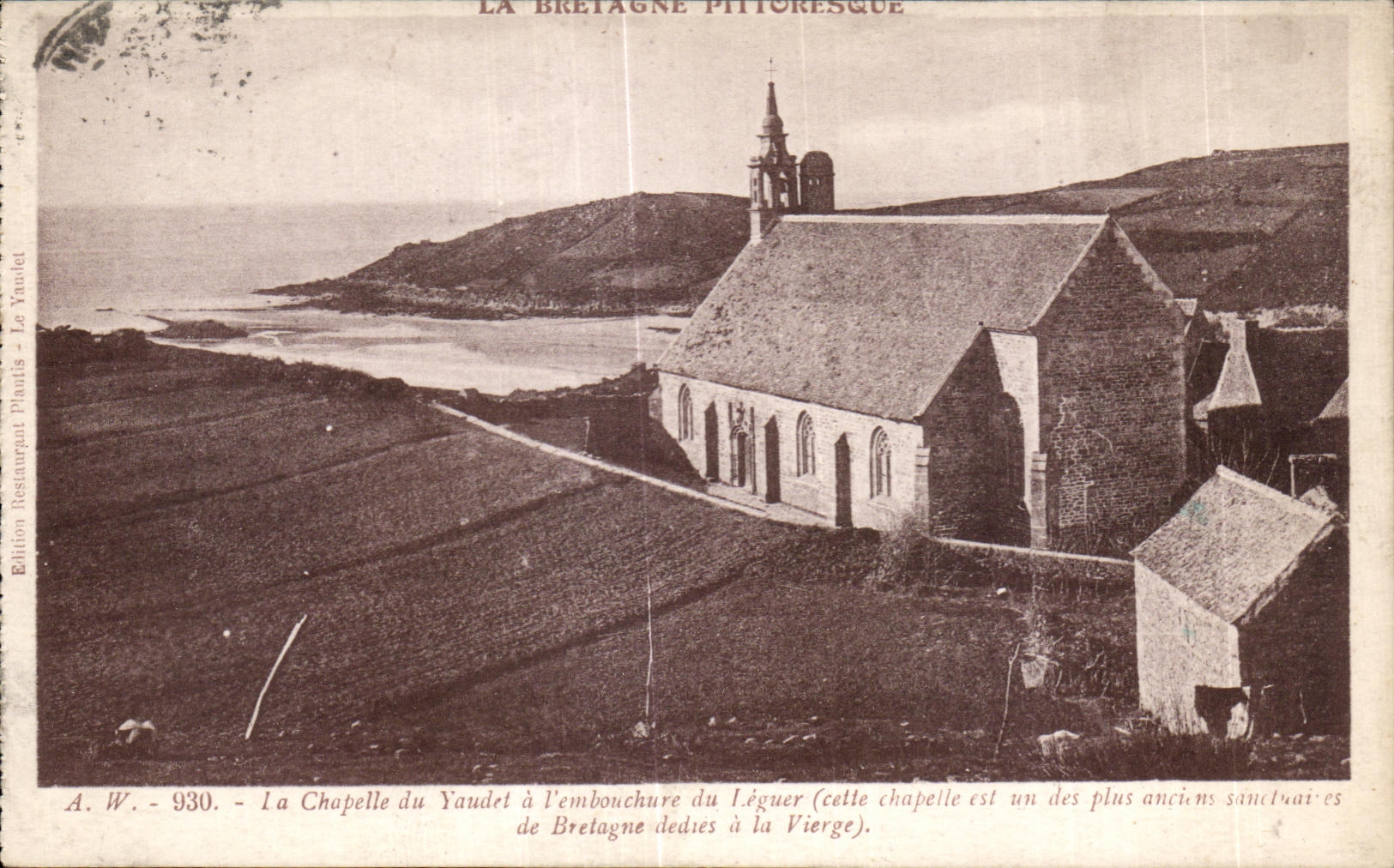 CPA La Bretagne Pittoresque La Chapelle du Yaudet   L embouchure du Leguer