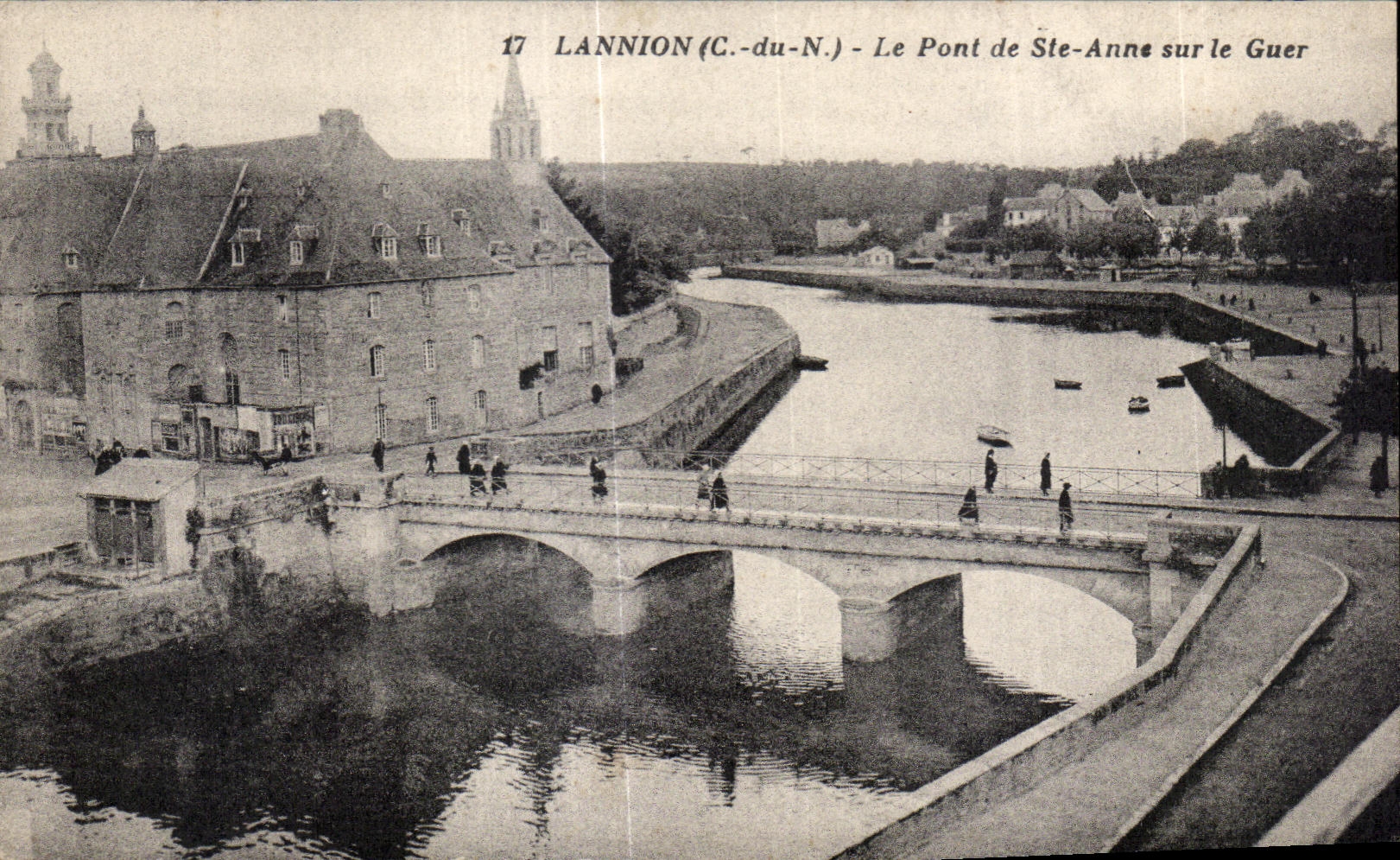 CPA Lannion Le Pont de Ste Anne sur le Guer