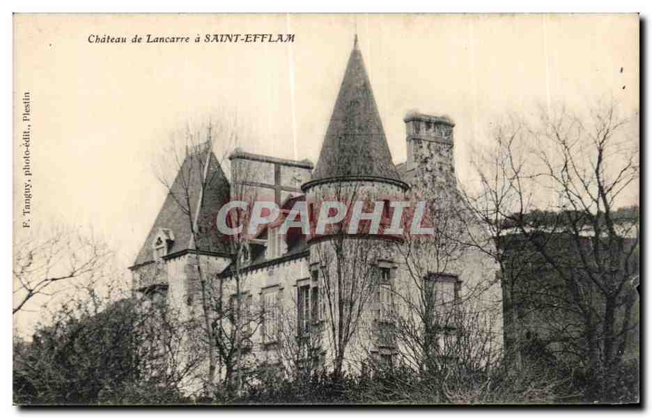 Château de Lancarre à SAINT-EFFLAM — éditeur F. Tanguy, Piestin