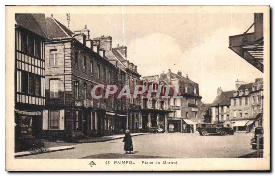CPA Paimpol Place du Martrai