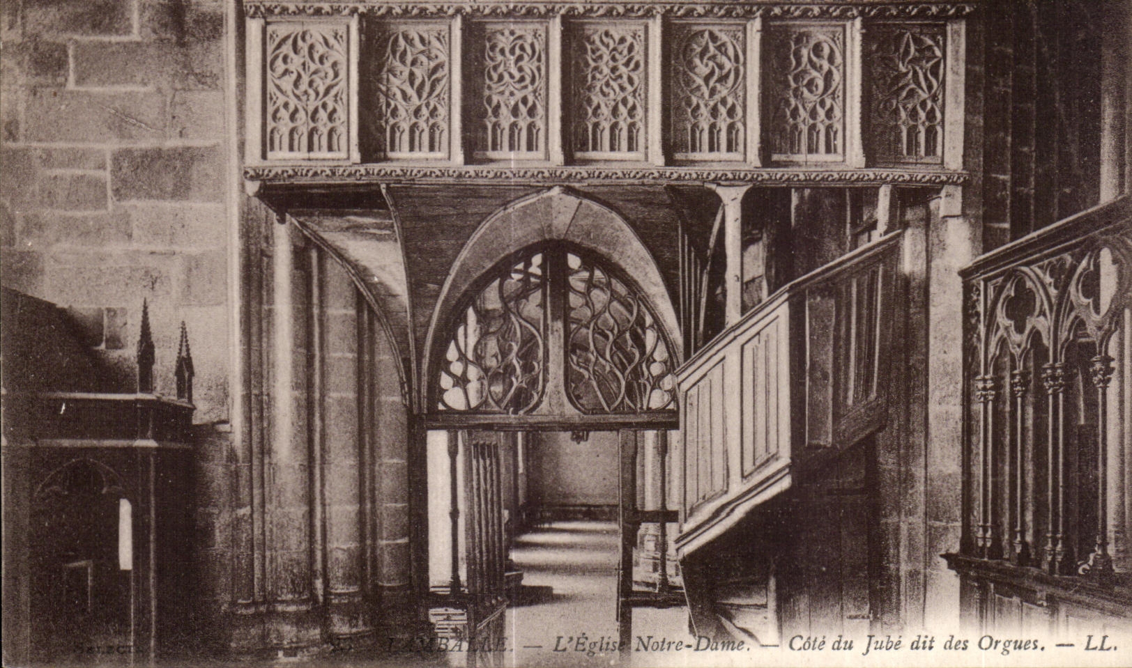 L'Église Notre-Dame — Côté du Jubé dit des Orgues — La Bâtie