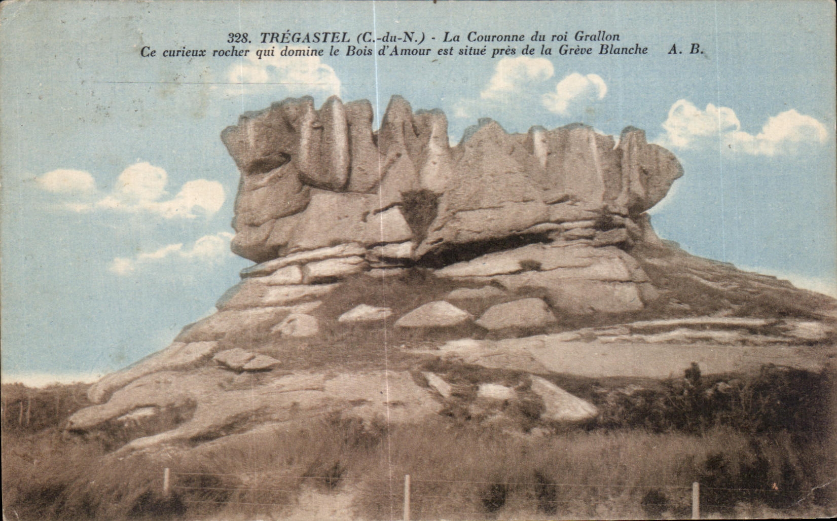 Trégastel (C.-du-N.) — La Couronne du roi Grallon — A. B.