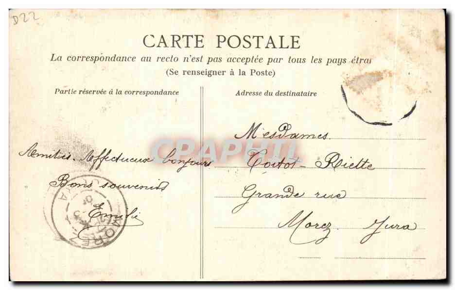 CPA La Bretagne Pittoresque Lamballe Le Jube — Rückseite