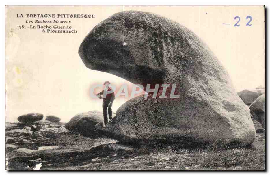 La Bretagne pittoresque — Les Rochers bizarres, La Roche Guérite à Pleumacher — n°22