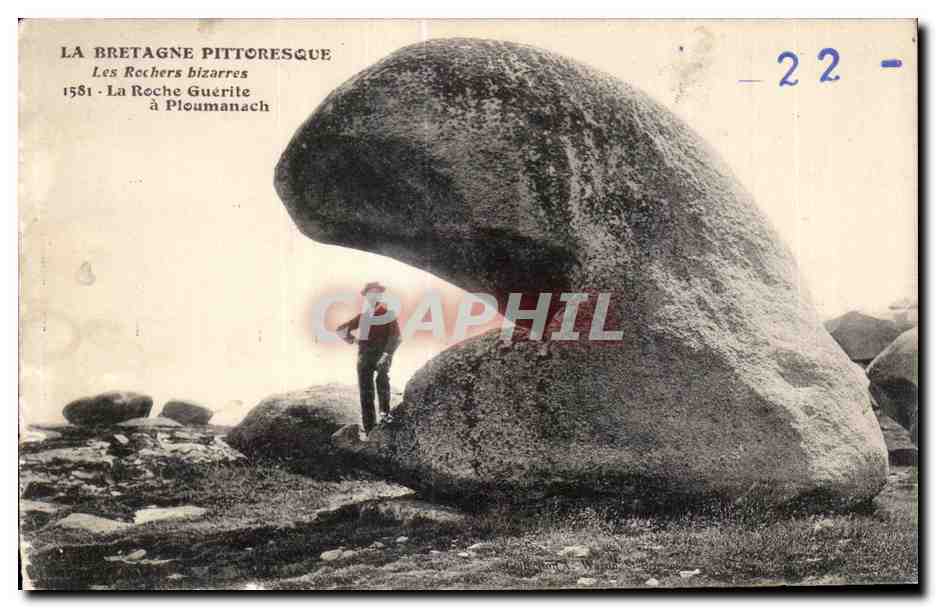 CPA La Bretagne Pittorresque Les Rochers bizarres La Roche Guerile a Ploumanach