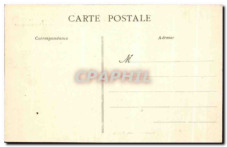 Les Rochers bizarres — Trégastel, Le Champignon — Collection A. Weron, St-Brieuc — Verso