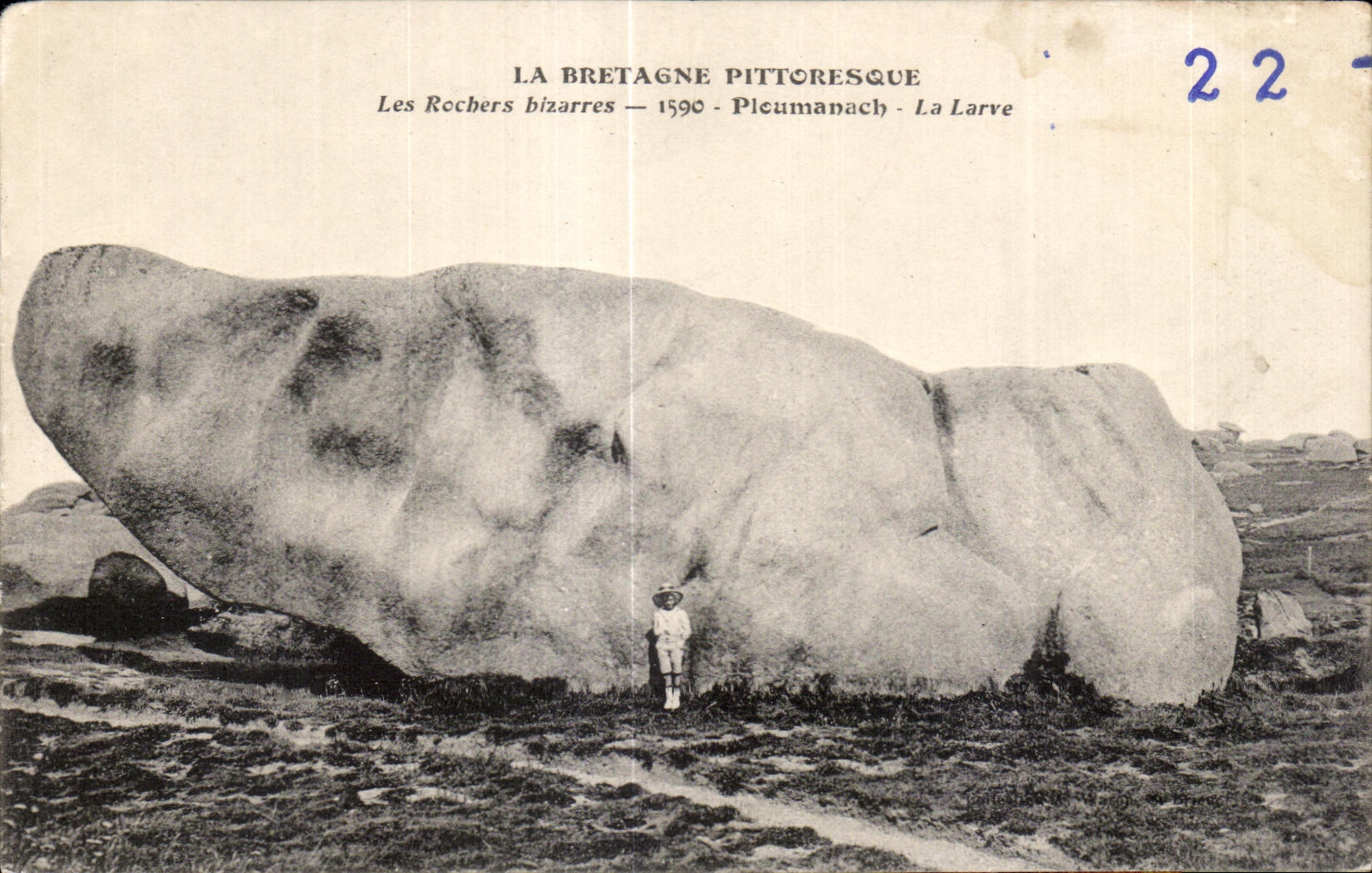 Les Rochers bizarres — Pleumaneach — La Larve — LA BRETAGNE PITTTORESQUE — n° 22