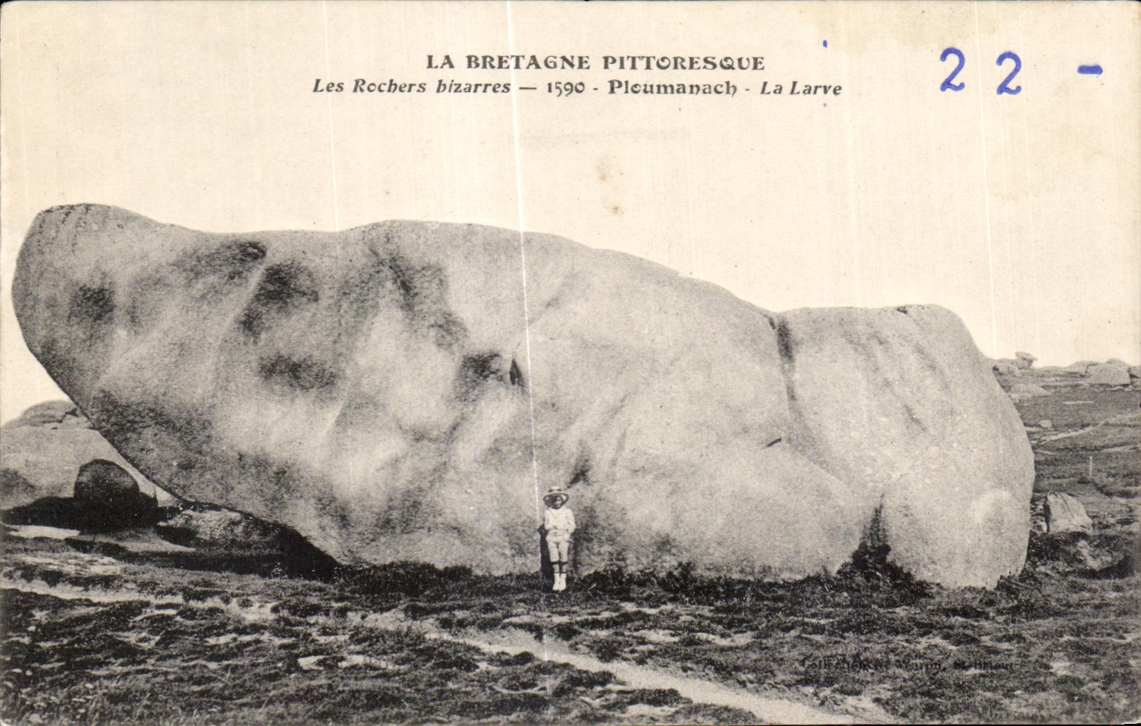 Les Rochers bizarres — Pleumaneach - La Larve — La Bretagne pittoresque — n°22